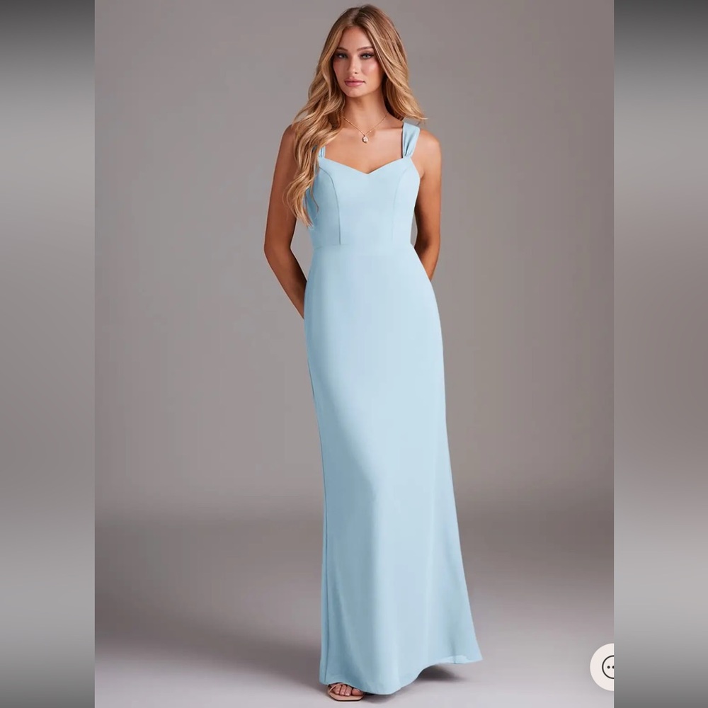 Azazie Denice Sky Blue dress